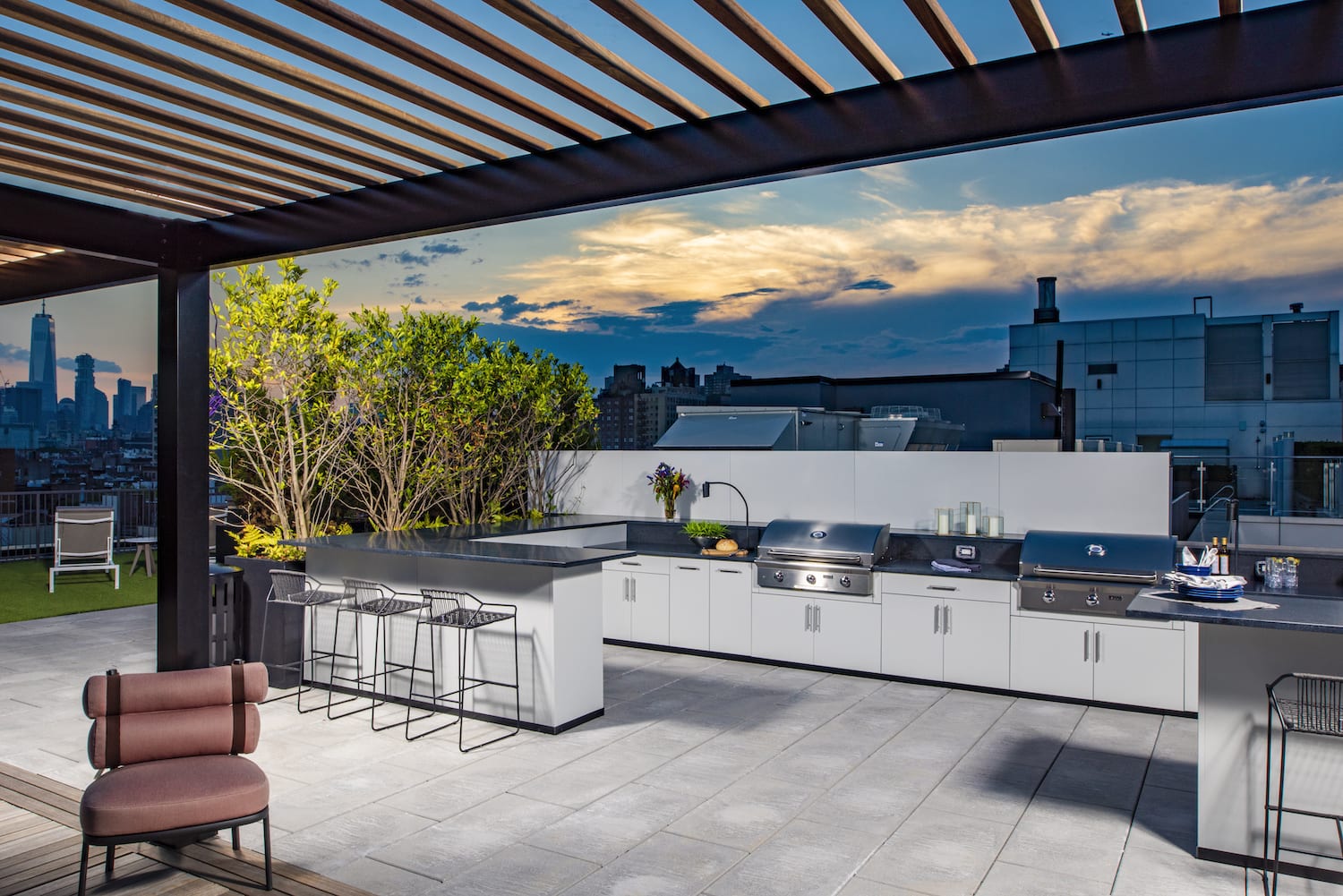 Trex Outdoor Kitchen Design Remodel LA Showroom